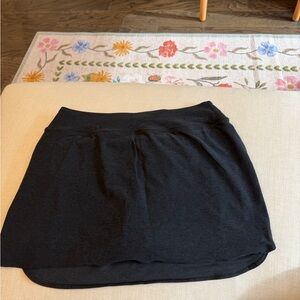 Beyond Yoga Charcoal Mini Skirt